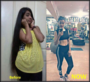 Young lady fat to toned transformation